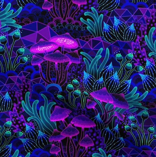 Neon Mushroom Tat2zie
