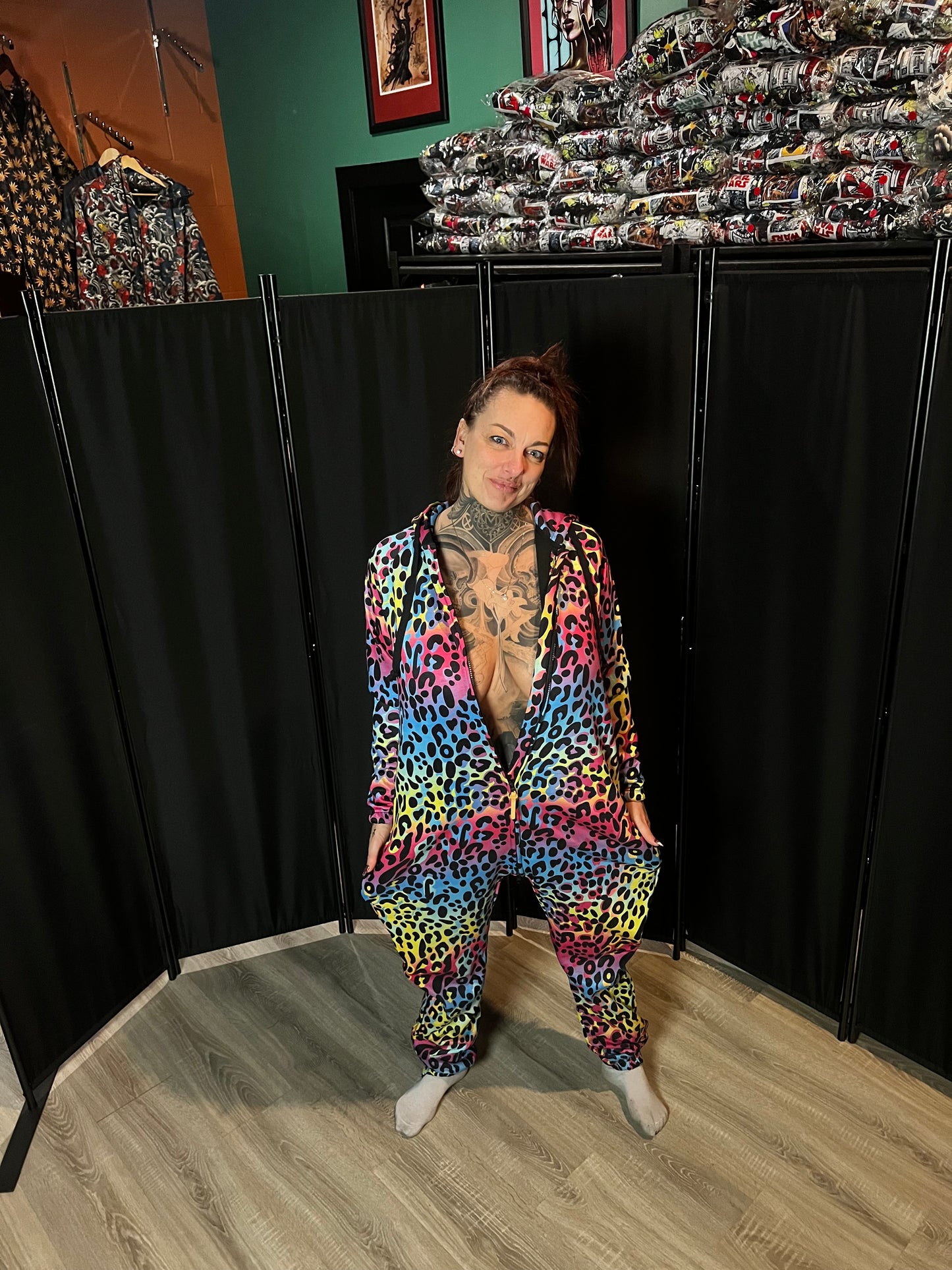 Neon Leopard Print TAT2ZIE