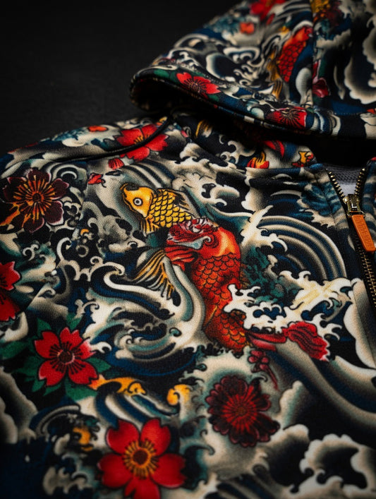 Japanese Koi Fish Tat2zie